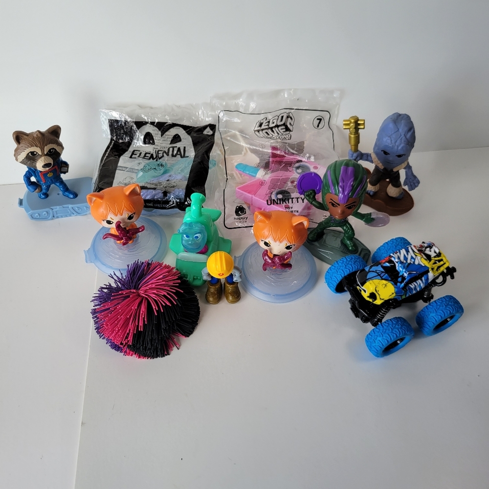 Kids Toy Lot McDonald's Toy Marvel